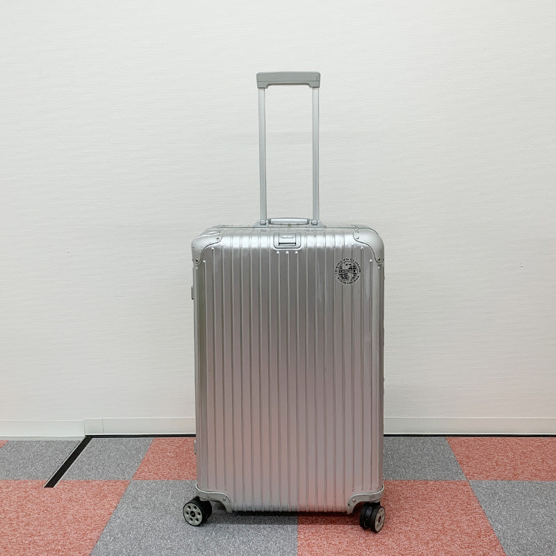 【美品】リモワ　スーツケース　トパーズシルバー82リッター